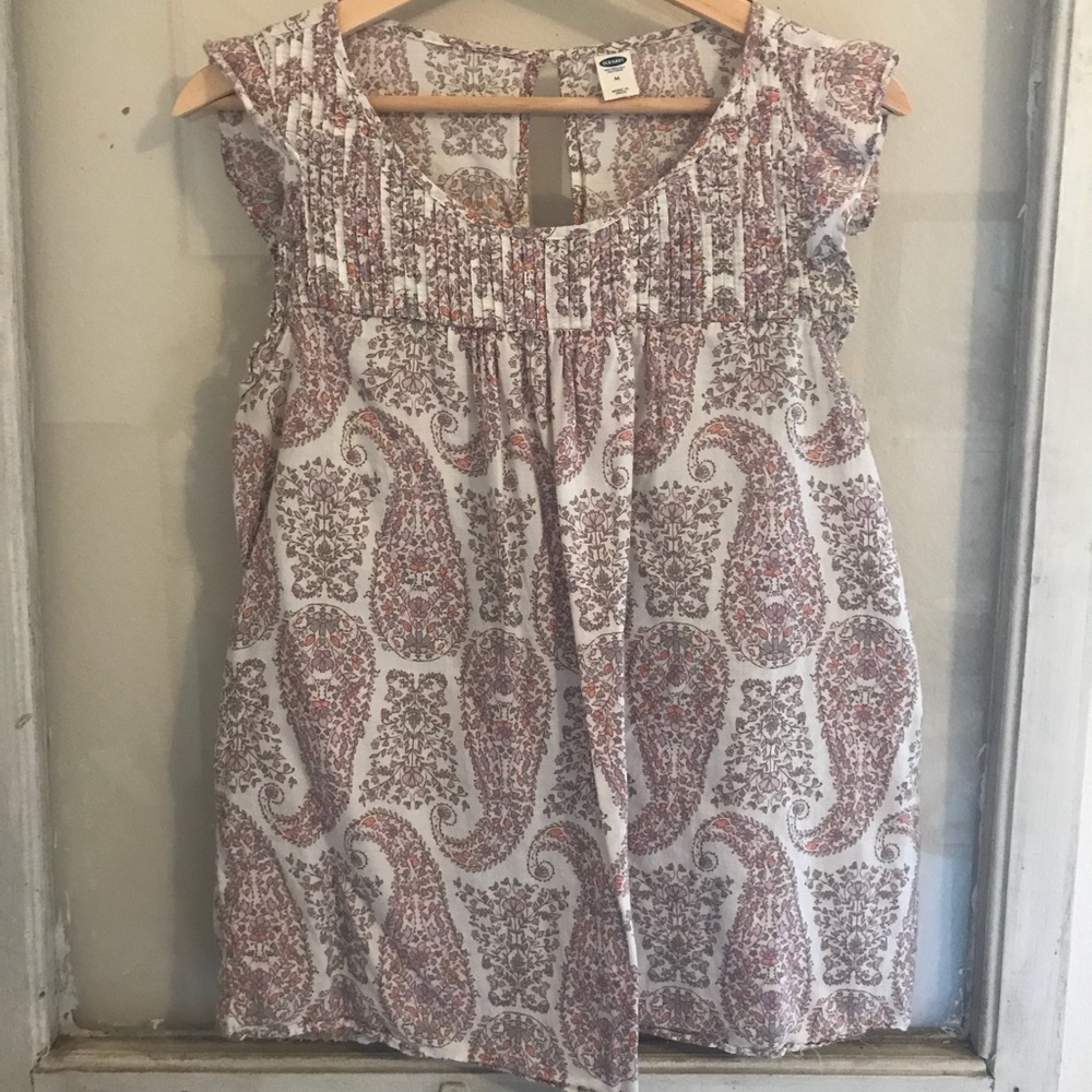 Paisley floral Old Navy top